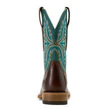 'Ariat' Men's Walker Square Toe Cowboy Boot - Espresso / Scuba Blue