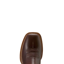 'Ariat' Men's Walker Square Toe Cowboy Boot - Espresso / Scuba Blue