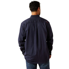 'Ariat' Men's FR Lever Work Shirt - Navy