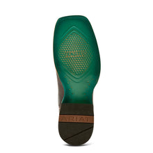 'ARIAT' Women's Frontier Farrah Wide Square Toe Western Boot - Honey Brown / Turquoise Patina