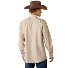 'Ariat' Men's Wrinkle Free Pinpoint Oxford Snap Long Sleeve Shirt - Brindle