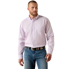'Ariat' Men's Wrinkle Free Solid Pinpoint Oxford Classic Fit Shirt - Rhapsody