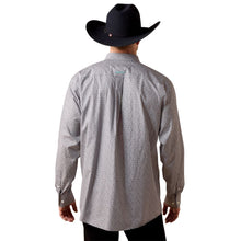 'Ariat' Men's Wrinkle Free Webb Classic Fit Shirt - December Sky Grey