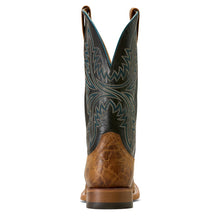 'Ariat' Men's Cowhand Wide Square Toe Cowboy Boot - Smoked Tan / True Black