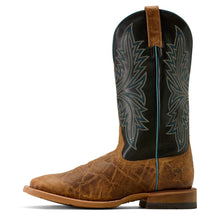 'Ariat' Men's Cowhand Wide Square Toe Cowboy Boot - Smoked Tan / True Black