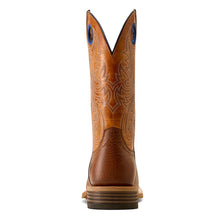 'Ariat' Men's Highland Toughstock Wide Square Toe Cowboy Boot - Cottage Brown / Marigold