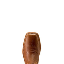'Ariat' Men's Highland Toughstock Wide Square Toe Cowboy Boot - Cottage Brown / Marigold