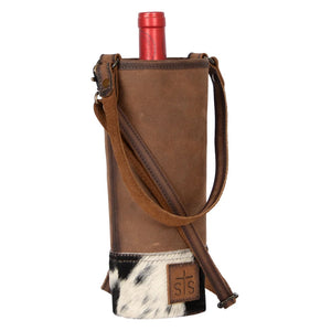 'Carroll Companies-STS' Cowhide Single Wine Bag