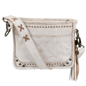 'Carroll Companies-STS' Women's Cremello Crossbody - White