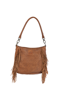 'Carroll Companies-STS' Women's Conceal Carry Sweetgrass Tess Fringe Purse