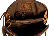 'Carroll Companies-STS' Women's Conceal Carry Baroness Weezy Crossbody - Brown