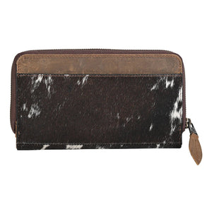 'Carroll Companies-STS' Women's Cowhide Chelsea Wallet - Black / Brown