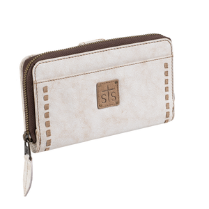 'Carroll Companies-STS' Women's Cremello Chelsea Wallet - White