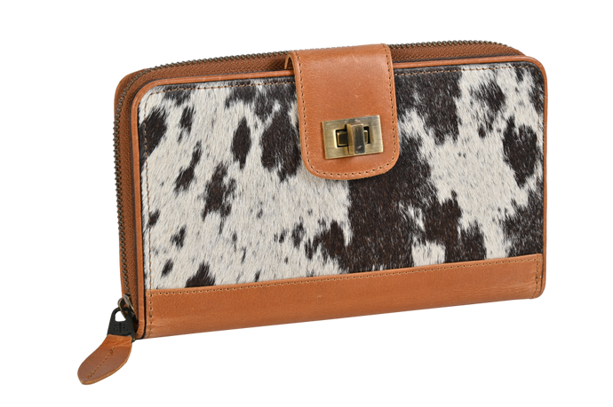 'Carroll Companies-STS' Women's Basic Bliss Ava Wallet - Black / Brown