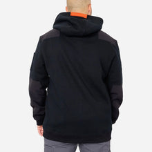 'Brunt' Men's Shevlin Hooded Full Zip - Black