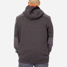 'Brunt' Men's Shevlin Hooded Full Zip - Dark Heather Grey