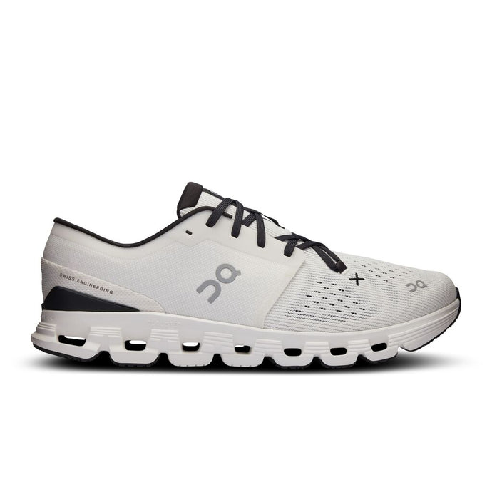 'On Running' Men's Cloud X 4 - Ivory / Black