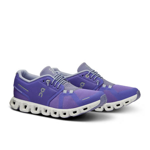 'On Running' Women's Cloud 5 - Blueberry / Feather