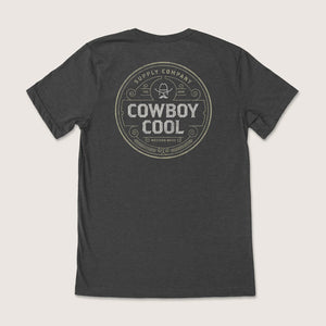 'Cowboy Cool' Unisex Signet T-Shirt - Dark Grey Heather