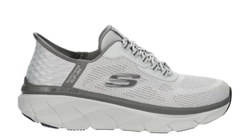 'Skechers' Men's Slip-ins RF: D'Lux Walker 2.0-Rezinate - Grey / Charcoal