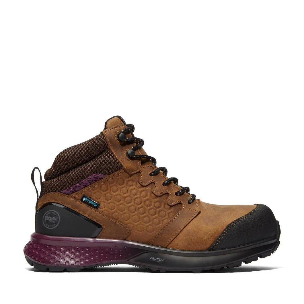 'Timberland Pro' Women's Reaxion EH WP CT - Brown