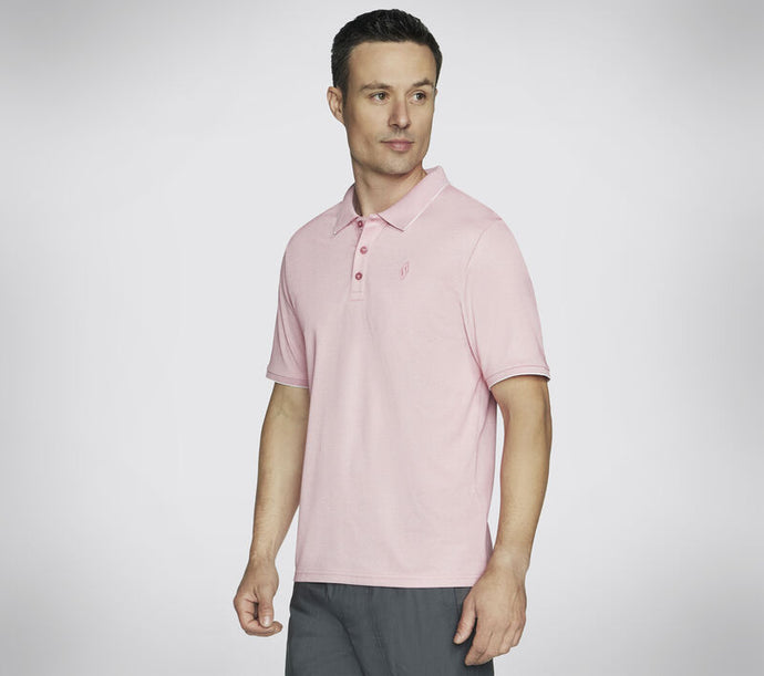 'Skechers' Men's Off Duty Polo - Mauve / Natural