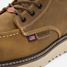 'Brunt' Men's Marin 6" Welted Unlined Comp - Dark Tan