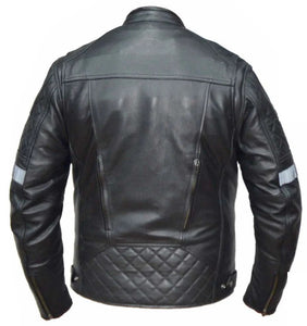 'Unik' Men's Ultra Leather Jacket - Black