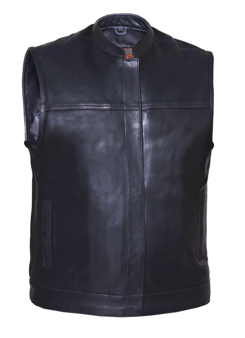 'Unik' Men's SOA Style Club Vest - Black