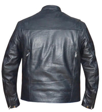 'Unik' Men's Premium Leather Jacket - Black