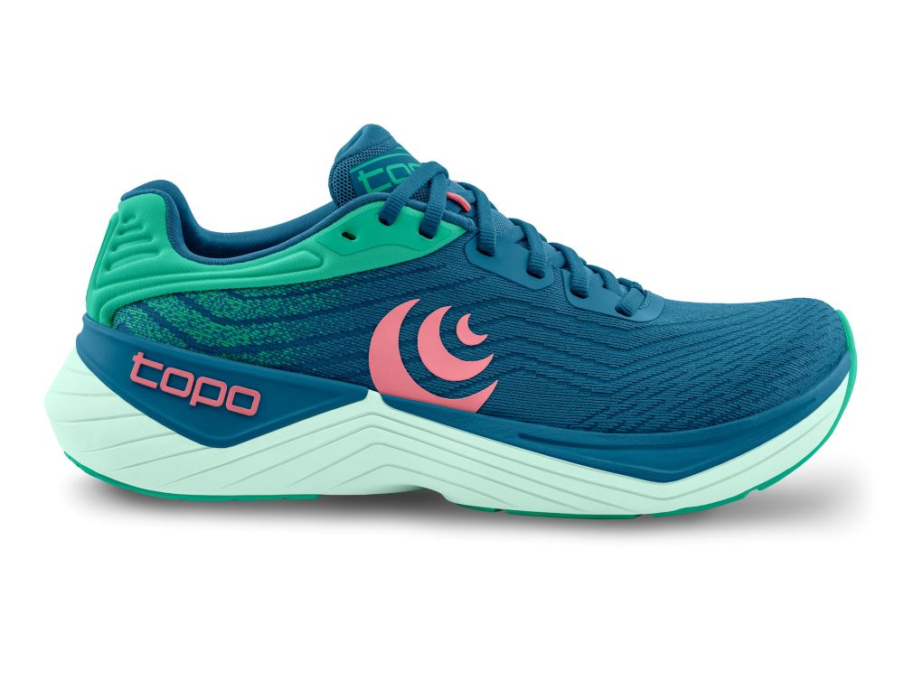 'Topo Athletic' Women's Ultrafly 5 - Blue Aqua