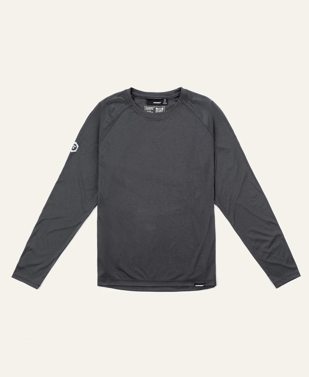 'Truewerk' Men's B1 Long Sleeve Tee - Dark Heathered Grey