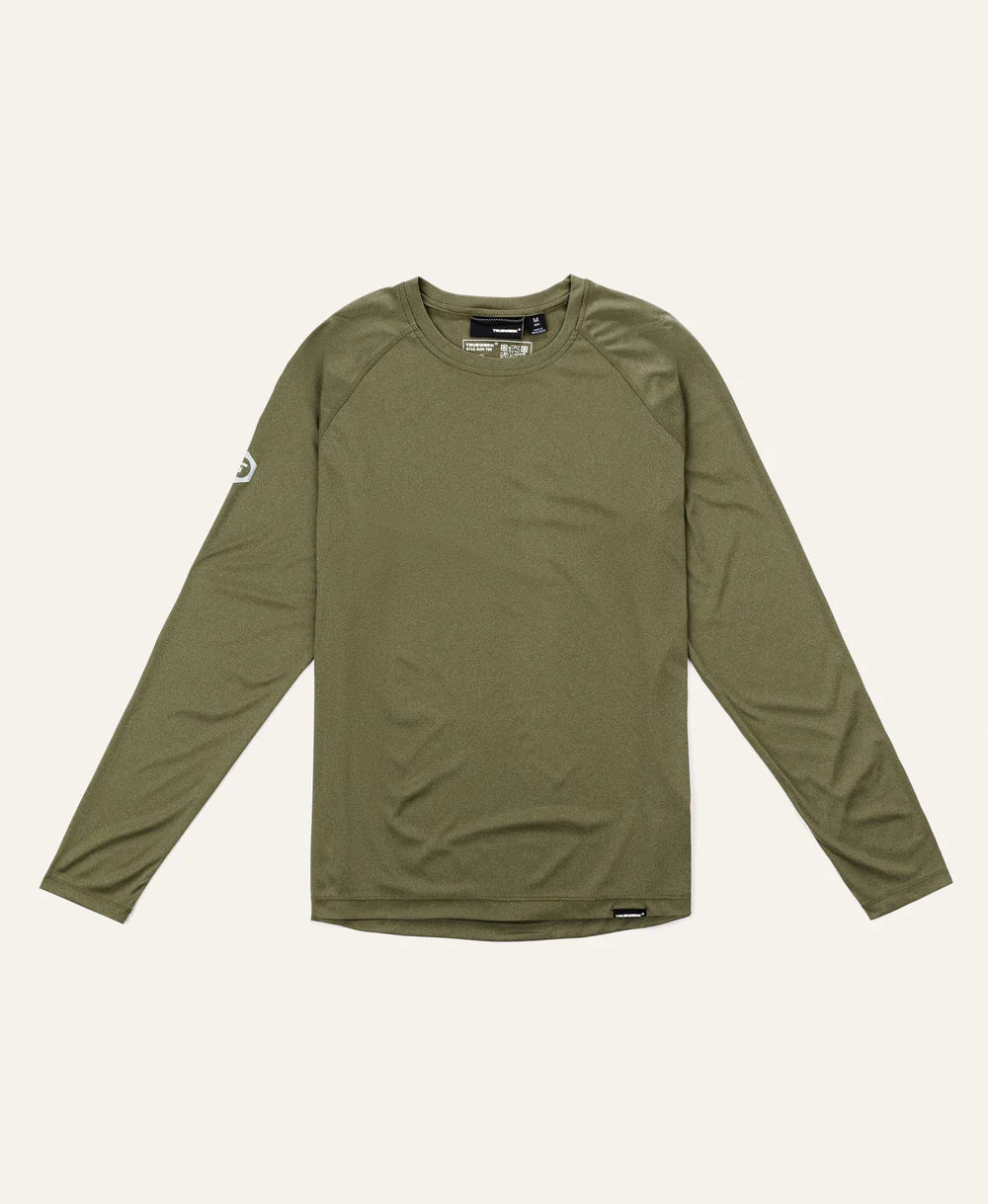 'Truewerk' Men's B1 Long Sleeve Tee - Heathered Olive