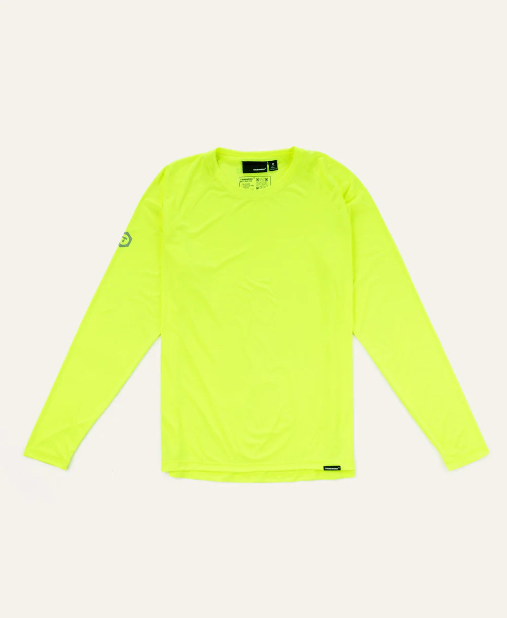 'Truewerk' Men's B1 Long Sleeve Tee - Viz Yellow