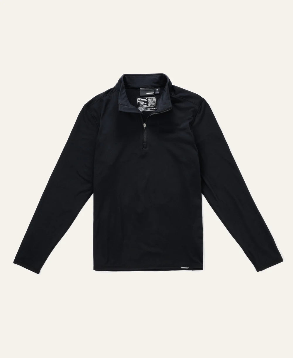 'Truewerk' Men's B2 Quarter Zip Sweatshirt - Black