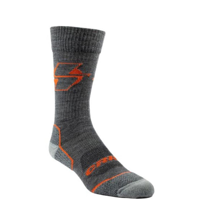 'Crispi' Men's San Juan Crew Socks - Charcoal