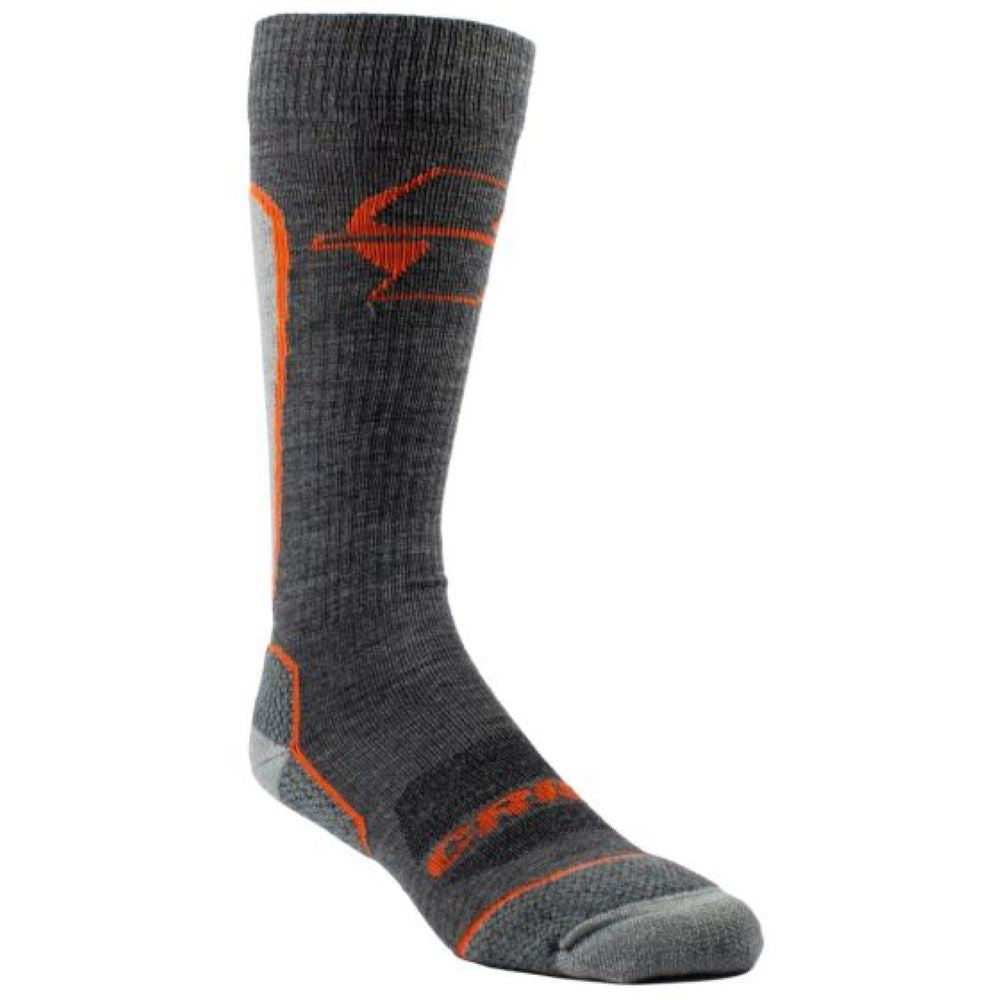 'Crispi' Men's Manti Mid Socks - Charcoal