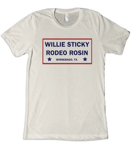 'Dale Brisby' Willie Sticky Tee - Off White