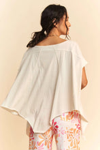 'Davi&Dani' Women's Loose Fit Short Sleeve - Cloud Cream