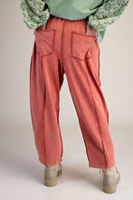 'Easel' Women's Baggy Jogger Pants - Brick