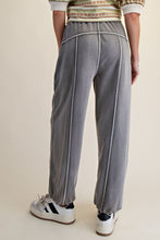 'Easel' Women's Washed Terry Jogger - Ash Grey
