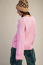 'Easel' Women's Crewneck Sweater - Cotton Candy