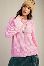 'Easel' Women's Crewneck Sweater - Cotton Candy