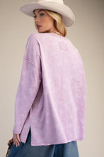 'Easel' Women's Floral Print Blouse - Lilac Pink
