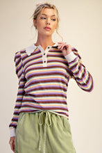 'Easel' Women's Boho Long Sleeve Top - Wine Taupe