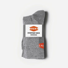 'Brunt' Men's Performance Socks 3 Pack - Heather Grey