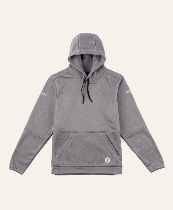 'Truewerk' Men's M2 Grid Pullover Hoodie - Heathered Grey