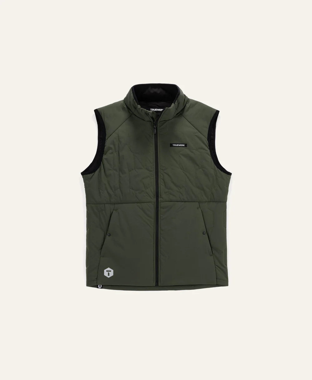 'Truewerk' Men's M3 Woobie Vest - Deep Olive