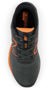 'New Balance' Men's 520v8 Running Shoe - Black / Hot Marigold