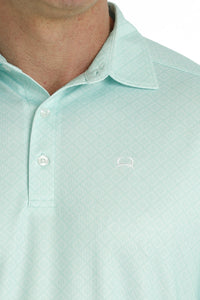 'Cinch' Men's Arenaflex Polo - Mint